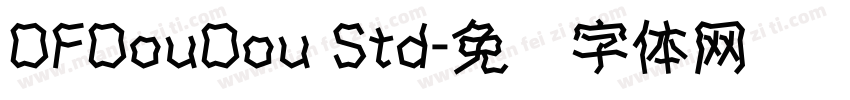 DFDouDou Std字体转换
